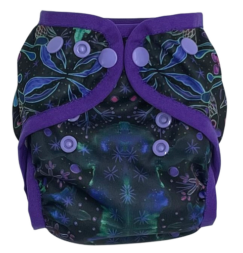 Capac de scutec cu bordură elastică NEON SPLASH