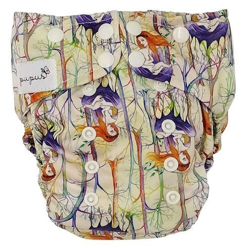 Pocket diaper, double-row snaps, OS, Breastfeeding