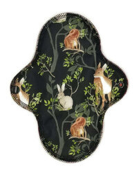 MEDIUM M Cloth Menstrual Pad - NIGHT IN THE FOREST