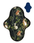 MEDIUM M Cloth Menstrual Pad - NIGHT IN TEH FOREST