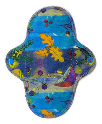 MEDIUM M Cloth Menstrual Pad - MAGIC FOREST