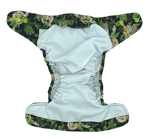 Pocket diaper, one-row snaps, OS coolmax WILD CATS