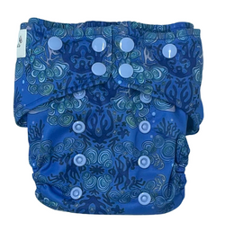 Pocket diaper, double-row snaps, OS coolmax, REEF