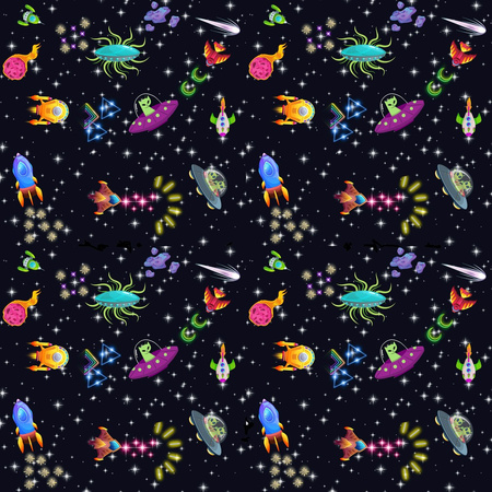 NIGHT Cloth Menstrual Pad - SPACE