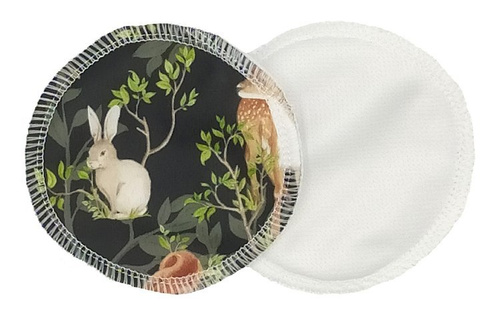 Tampoane de sân reutilizabile, bambus + coolmax, 2pcs, Noapte în pădure