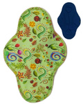 LARGE L Cloth Menstrual Pad - FLOWERS