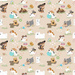 Reusable diaper for adults with insert -PUPPIES