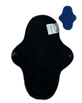 MEDIUM M Cloth Menstrual Pad - BLACK