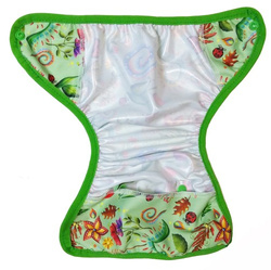 Diaper Cover with elastic piping FLOWERS