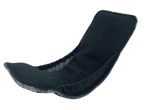 Wkład chłonny higieniczny wielorazowy dla mężczyzn - Czarny środek - 130ml