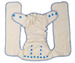 Formowanka FOLD&FIT bambusowa do 8-14kg - niebieska