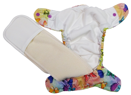 AIO (all in one) Scutece Mini OS 5-11kg - Fluturi