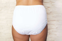 Urinary incontinence panties for adults - WHITE