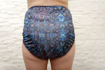 Reusable diaper for adults with insert - NEON SPLASH