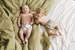 Pocket diaper, double-row snaps, OS In the grass
