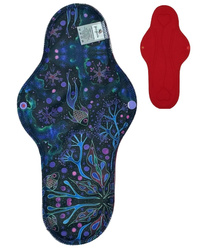 NIGHT Cloth Menstrual Pad - NEON SPLASH