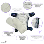 Pieluszka AIO (all in one) Mini OS 5-11kg - SAMOLOTY