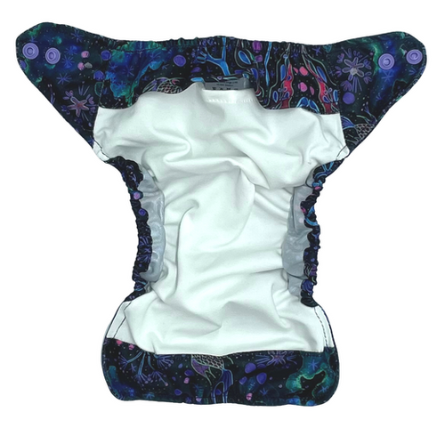 Newborn Pocket Diaper 3-7kg - NEON SPLASH