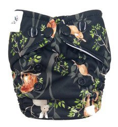 Newborn Diaper Cover 3-7kg - NIGHT IN THE FOREST