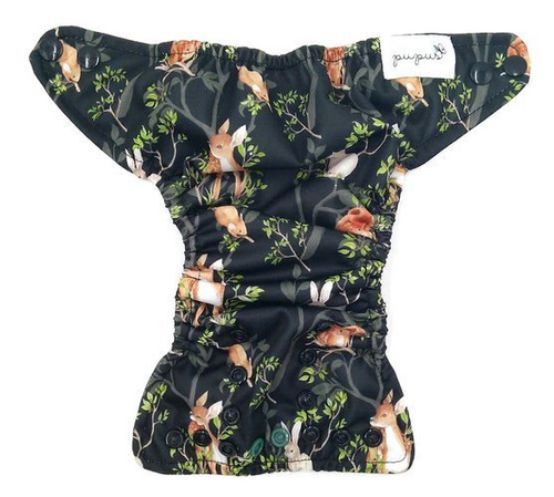 Newborn Diaper Cover 3-7kg - NIGHT IN THE FOREST