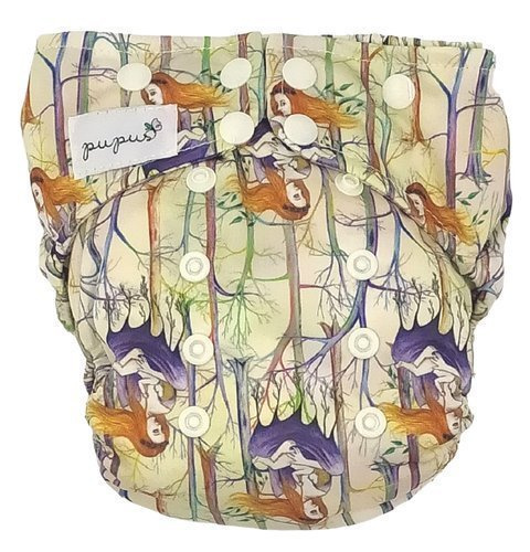 Taschenwindeln, Doppelreihe Druckknöpfe, Einheitsgröße, Stillen