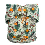 Diaper cover, one-row snaps Mini OS 4-11kg Forest Glade