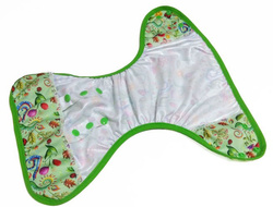 Diaper Cover with elastic piping - FLOWERS XL 10-20kg