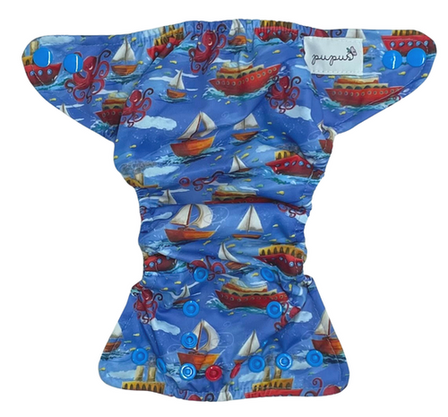 Scutece de buzunar pentru nou-născuți 3-7kg - BOATS