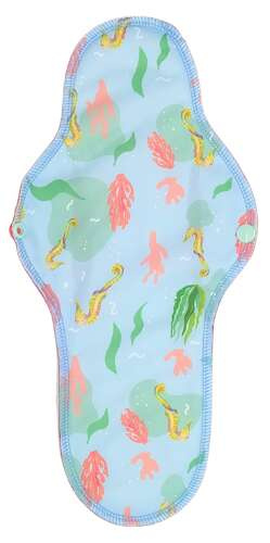 NIGHT Cloth Menstrual Pad - SEAHORSE