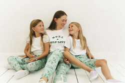 Long Leggings for Kids - Green Mint