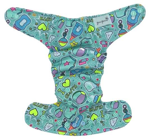 Diaper cover, one-row snaps Mini OS 4-11kg DJ BOBO