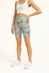 Short Leggings with High Waist - You Go Girl