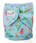 Diaper Cover with elastic piping - Seahorse OS 7-16kg