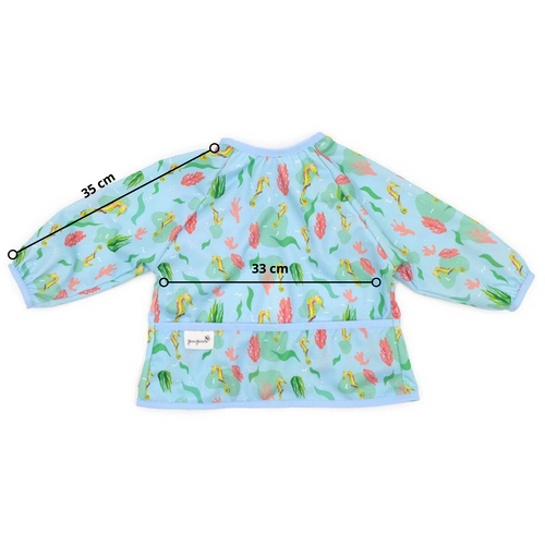 Śliniak fartuszek Konik Morski - przód produktu