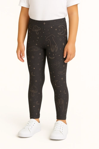 Long Leggings for Kids - Mystic