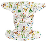 Scutece de buzunar în iarbă