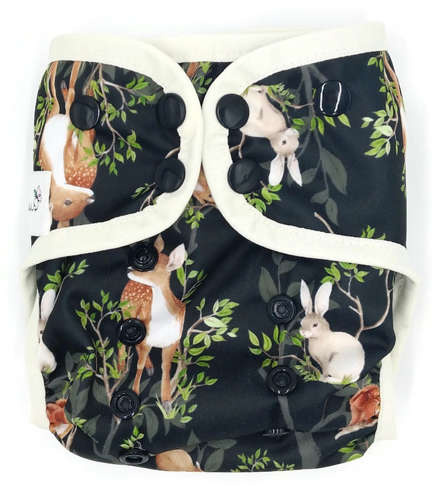 Capac pentru scutece cu conducte elastice NIGHT IN THE FOREST OS 7-16kg