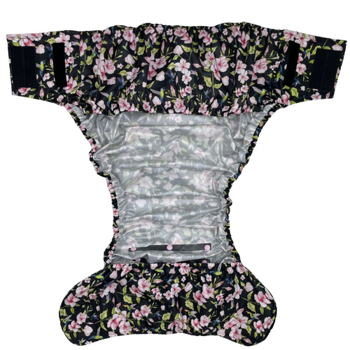 Reusable diaper for adults with insert - Hummingbird