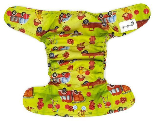 Taschenwindeln, einreihige Druckknöpfe, MINI OS 4-11kg FEUERWEHR