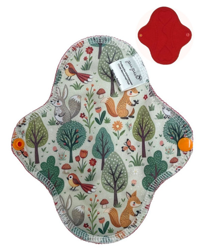 SMALL S Cloth Menstrual Pad - Forest Glade