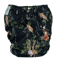 Newborn Pocket Diaper 3-7kg - NIGHT IN THE FOREST