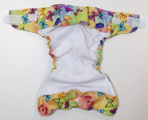 Taschenwindeln SCHMETTERLINGE 5-15kg, Klettverschluss