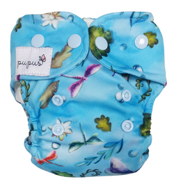 AIO (all in one) Diaper - Dragonfly