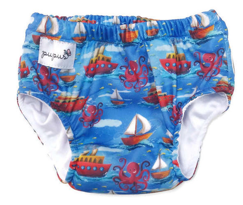 Scutec de înot, pantaloni de baie "Vaporașe"