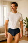 Men's absorbent underwear BLACK