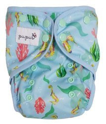 Diaper Cover with elastic piping - Seahorse XL 10-20kg