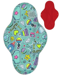 LARGE L Cloth Menstrual Pad - DJ Bobo