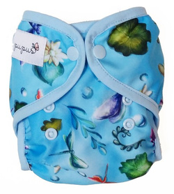 Diaper Cover with elastic piping DRAGONFLY