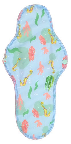 NIGHT Cloth Menstrual Pad - SEAHORSE