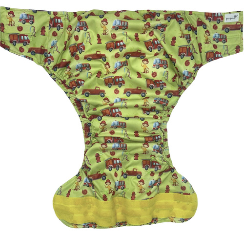 Wiederverwendbare Stoffwindel für Erwachsene mit Saugeinlage - FIREMAN